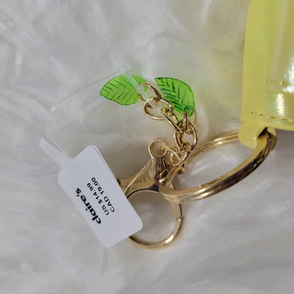 Claire's Lemon Trifold Wallet